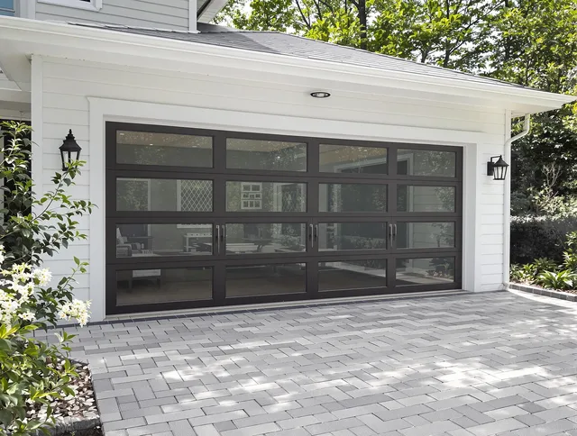 South Windsor Garage Door Repair design specialist presenting custom garage door options to South Windsor homeowner