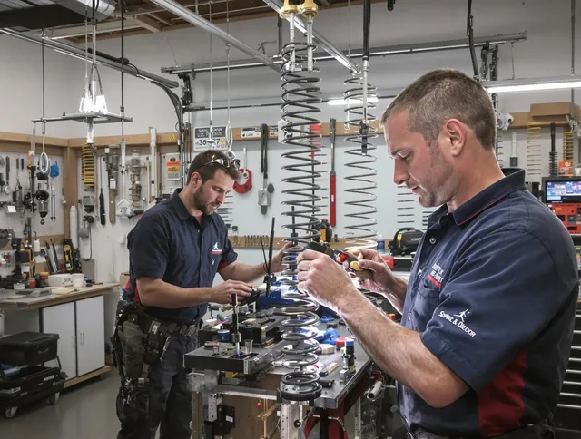 Garage door spring repair service by South Windsor Garage Door Repair in South Windsor